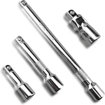 4 Pcs 1/2" Drive Impact Extension Bar Set,3,5,10 Inch Extensions And Silver. Fixed Price $19.15.
