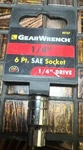 Gearwrench 1/4 6 Point Socket Drive. Fixed Price $6.99.