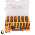 Klein Tools 65111impctm Knect 1/2in Drive Deep Impact Socket Set Metric 14pc. Fixed Price $86.99.