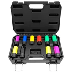 1/2" Drive Lug Nut Socket Set With Metric 15 17 19 21 22 23 24mm & Sae 7/8 Inch. Fixed Price $58.89.