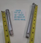 1/2" Extension Bar Napa Ns25 10", Ns24 6" Usa 2 Socket Extensions Vintage Tool. Fixed Price $19.87.