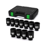 1/2" Drive Deep 6-point Impact Socket Set, 11-piece Sae Spindle Axle Nut.... Fixed Price $121.30.