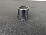#bm121 Snap-on Tools New 3/8" Drive 12-point Sae 1 Shallow Chrome Socket F321. Fixed Price $59.95.