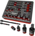 Ezarc 21pcs Impact Socket Adapter Set, Include Cr-mo Universal Swivel Set. Fixed Price $64.46.