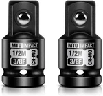 2-piece 3/8" Female To 1/2" Male Impact Socket Adapter Set, Drive Dr. Fixed Price $14.59.