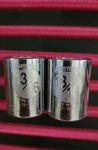 Pair (2) Armstrong 12-126, 1/2" Drive 12 Point Standard Sockets, 13/16" New. Fixed Price $18.99.
