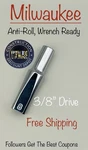 Milwaukee 45-34-9092 3/8" Drive 8mm Metric 6-point Deep Socket. Fixed Price $11.67.