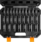 Boen 10mm-36mm 1/2 Drive Metric Socket Set, Impact Deep 10mm-36mm, Black. Fixed Price $119.99.