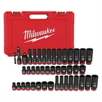 Milwaukee Tool 43pc Shockwave Impact Duty 3/8" Drive Sae & Metric Deep 6 Point. Fixed Price $144.48.