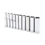 Crescent 1/4" Drive Sae 6pt Deep Well Socket Set Csas10n. Fixed Price $36.52.