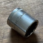 Britool Ab710 - 3/8 Whitworth Size Drive 12 Point Standard Socket. Fixed Price $8.20.
