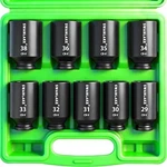 Swanlake 9-piece 1/2" Impact Axle Nut Socket Set, Deep Metric Large. Fixed Price $46.33.