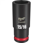 Milwaukee 49-66-6229 Tool Shockwave Impact Duty 1/2"drive 15/16" Deep. Fixed Price $21.61.