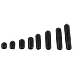 Fdit 200pcs M3 Black Carbon Steel Socket Cup Point Grub Set Screw Assortment. Fixed Price $14.40.
