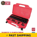 Hyper Tough 36-piece Metric Crmo Impact Socket Set. Fixed Price $91.99.