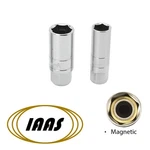 16 & 18 Mm. X 1/2" Drive Magnetic Sockets (spark Plug Sockets) By Iaas. Fixed Price $24.99.