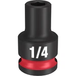 Milwaukee 49-66-6100 Shockwave Impact Duty 3/8" Drive 1/4" Socket. Fixed Price $14.32.