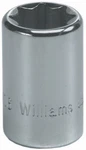 3/8" Shallow Supertorque Socket, 8pt, 1/4"drive, Chrome. Williams Usa Jhwm-812. Fixed Price $5.96.