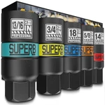 5 Piece 3/8" Drive Spark Plug Socket Set, 5/8-inch, 3/4-inch, 13/16-inch, 14m.... Fixed Price $26.37.