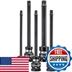 Poplock Impact Driver Set 5-piece Inch Drive Star Bit 150mm Long. Fixed Price $88.37.