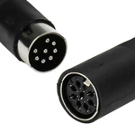 Dahszhi Din 8 Pin Female/male Adapter Socket Plug Audio Av Connector. Fixed Price $179.00.