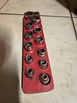 13 Piece 3/8" Drive Shallow Sockets Set Metric, 9 Are Snap-on. Fixed Price $75.00.