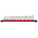 Milwaukee 48-22-9403 Tool 10pc 3/8" Sae Sockets With Four Flat Sides. Fixed Price $48.37.