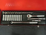 Proto Professional 32 Pcs 1/2" Dr. Metric Shallow/deep Socket Set, Made In Usa. Fixed Price $999.99.