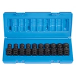 Grey Pneumatic 1610um 3/8"dr 12pt Met Universal Set. Fixed Price $172.00.