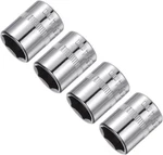 Uxcell 4 Pcs 1/4-inch Drive 14mm 6-point Shallow Socket, Metric, Steel. Fixed Price $14.19.