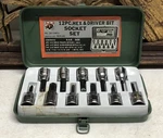 Vintage Buffalo 12 Pc Hex & Driver Bit Socket Set No 3812hex 3/8 Drive. Fixed Price $10.40.