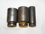Lot Proto Usa Impact Sockets 07517lt, 07521l, 07523l 3/4'' Drive. Fixed Price $39.99.