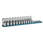 Capri Tools 3/8 In. Drive 12-point Socket Set W. Rail, 8-19 Mm, Metric, 24-piece. Fixed Price $89.99.