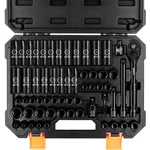 Boen 3/8" Drive Impact Socket Set, 59-piece Standard Sae (5/16 To One Size. Fixed Price $85.35.