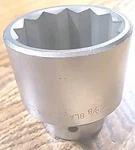Blackhawk 2-3/8" 12 Point Shallow Socket 1" Drive 80076 Usa Made. New Tool.. Fixed Price $74.90.