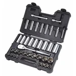 Westward 53pn53 1/2" Drive Socket Set Sae 37 Pieces 3/8 In To 1 , Chrome. Fixed Price $138.99.