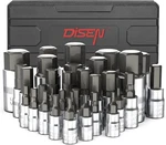 Disen 32-piece Hex Bit Socket Set, Sae & Metric Allen Wrench Bits 32pcs. Fixed Price $59.71.