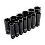 Dynamic 1/2" Drive 13 Piece 6 Point, Deep Impact, Sae Socket Set, - 1-1/4". Fixed Price $203.52.