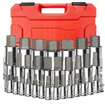 34-pieces Hex Bit Socket Set, Blackrobot 1/4" 3/8" 1/2" Drive Sae & Metric Si.... Fixed Price $41.91.
