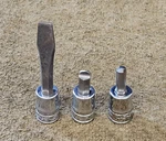 3 Snap On Socket Bit Set 3/8" Drive Flathead Slotted F31e F52e Clutch F30e. Fixed Price $51.30.