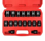 Yiyitools 17pcs 1/2" Drive Shallow Impact Socket Set (shallow), Black. Fixed Price $39.35.