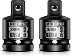 2-piece 1/2" Female To 3/8" Male Impact Socket Adapter Set, Drive Dr. Fixed Price $15.24.