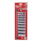 New Milwaukee 48-22-9405 3/8" Drive Deep Well Sae Socket Set - 10pc. Fixed Price $30.00.