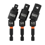 Klein Tools 65813sw 3-piece Impact Swivel Socket Adapter Set, Black/orange. Fixed Price $31.94.