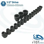 Blue Point 1/2" Impact Sockets 10mm-32mm - As Sold By Snap On. Fixed Price $131.17.