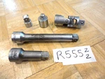 J H Williams Co Tools 5 Piece 3/4 Drive Swivel 2 Adaptors And Extensions. Fixed Price $130.00.