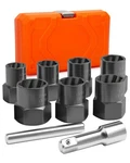 Runever 9pcs Bolt Extractor Kit Heavy Duty, 1/2" Drive Impact Lug Nut Remover.... Fixed Price $57.67.