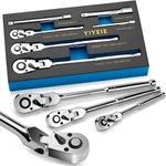 6-piece Flex Head Ratchet Set (1/4", 3/8", 1/2" Drive). Fixed Price $71.23.