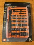 Klein Tools 65626 Flip-24 Deep-well Heavy-duty Impact Socket Set Sae/metric New. Fixed Price $84.95.