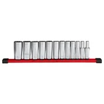 Milwaukee 48-22-9421 3/8" Drive 12-point Deep Well Sae Socket Set - 12 Pc. Fixed Price $69.99.
